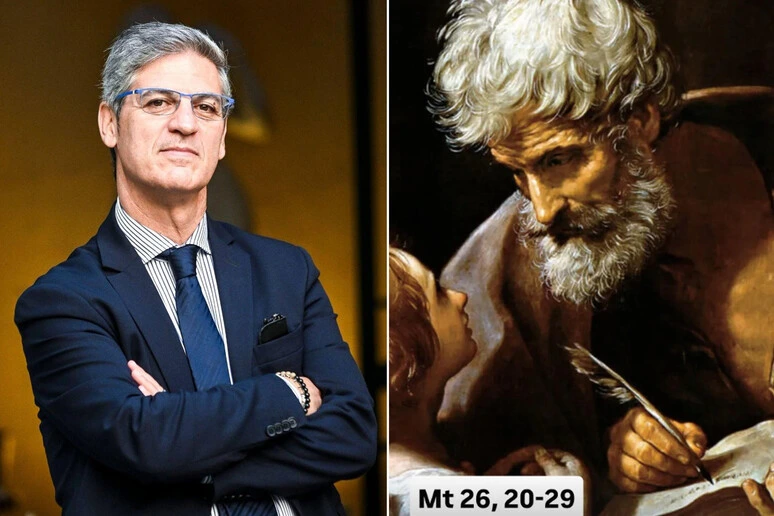Petrecca, sui social il versetto del Vangelo di Matteo sull'Ultima Cena