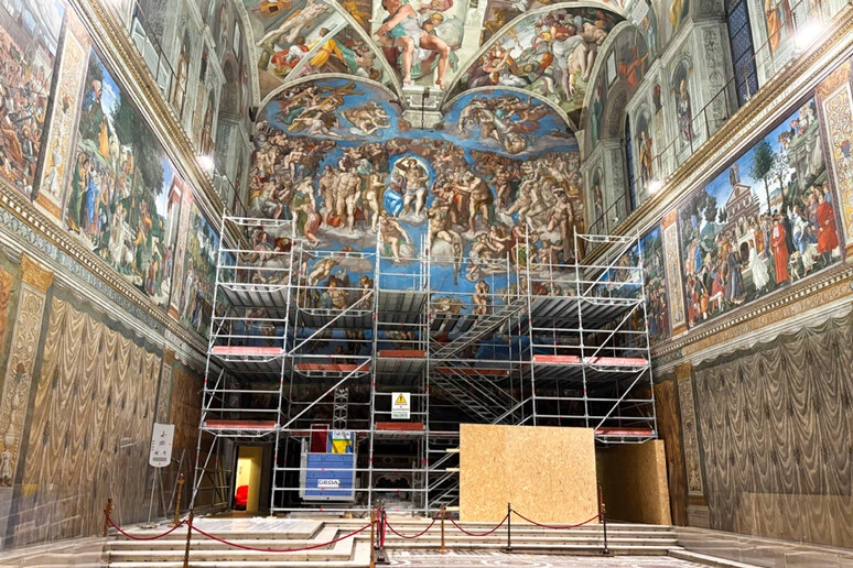 Cappella Sistina, al via la manutenzione straordinaria del Giudizio Universale