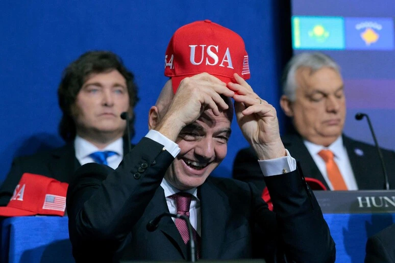 Anche Gianni Infantino alla riunione del Board of Peace