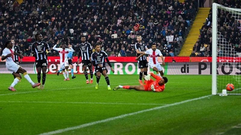 Colpo Genoa a Udine (2-1), Norton-Cuffy firma il successo. De Rossi vola: 8 punti in 4 gare