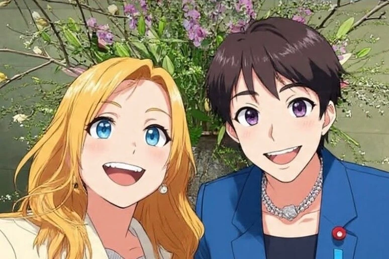 Meloni posta selfie con Takaichi nello stile giapponese 'anime'