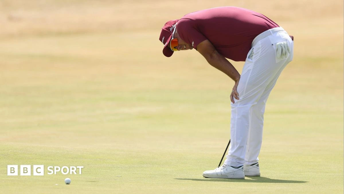 Two record-equalling 62s at The Open - and two different reactions