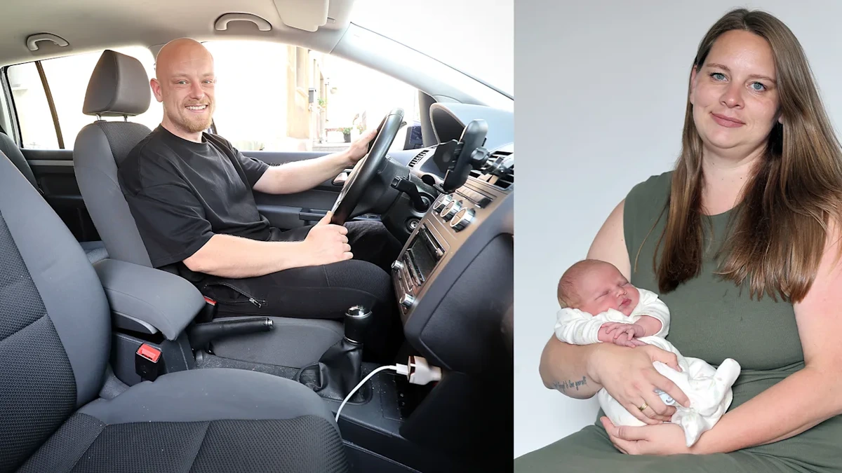 Geburt auf der B63: Baby kommt nach Vollbremsung zur Welt