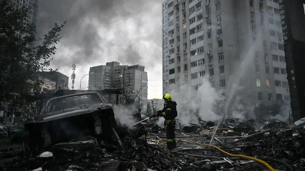 Schwere russische Angriffe auf die Ukraine vor Nato-Gipfel