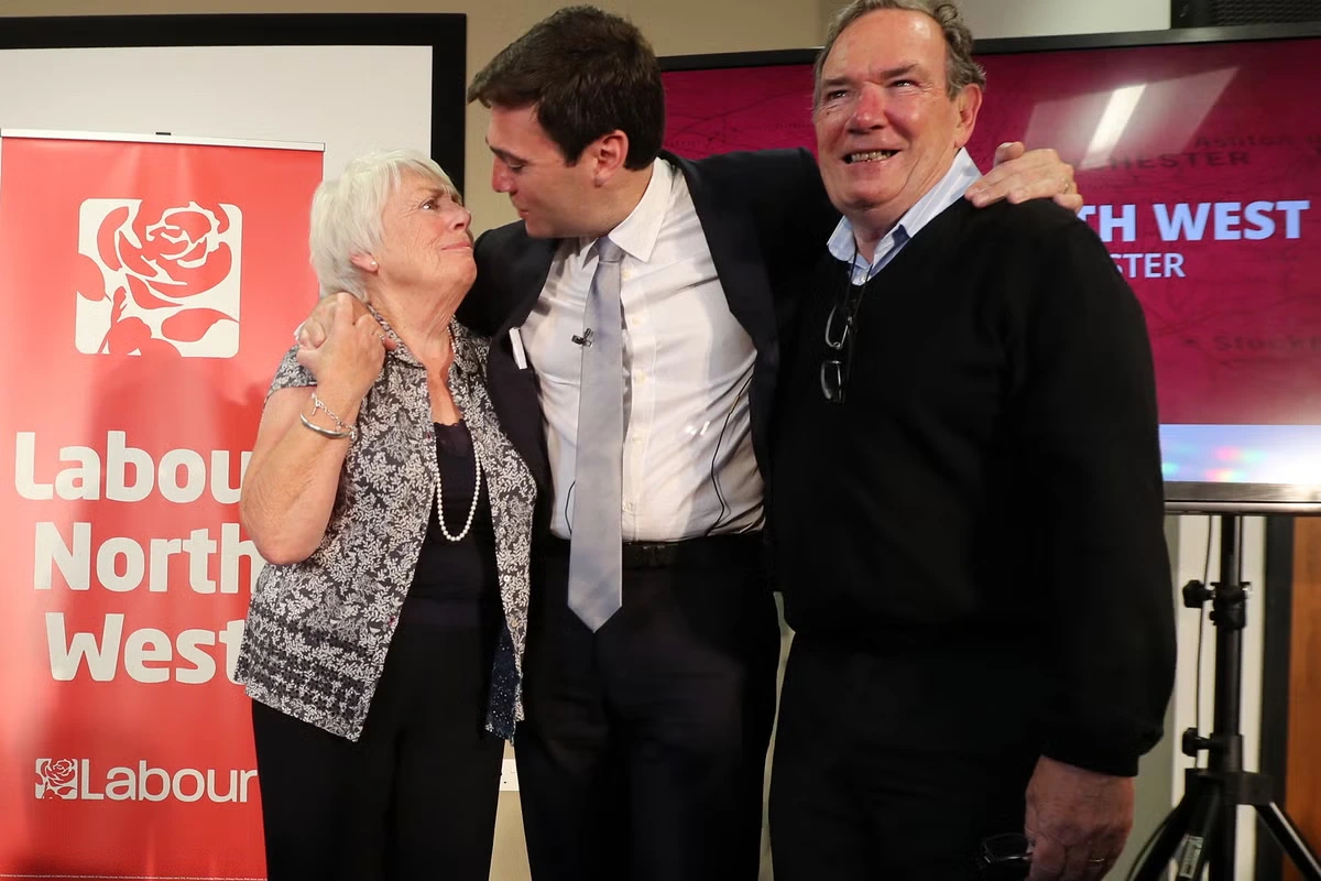 Andy Burnham’s father unaware of son becoming prime minister due to Alzheimer’s