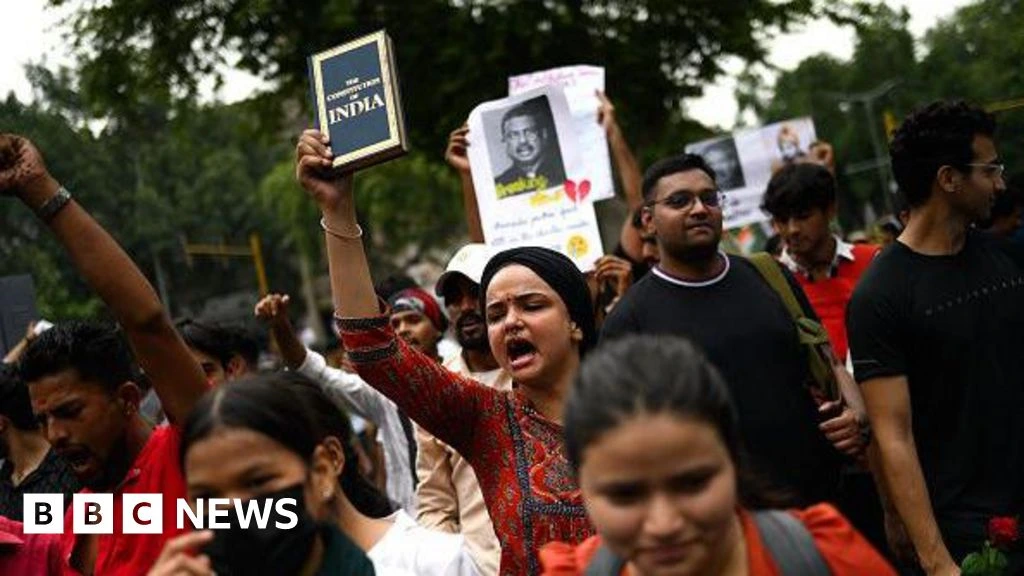 Police block thousands of 'cockroach' protesters marching on India's parliament