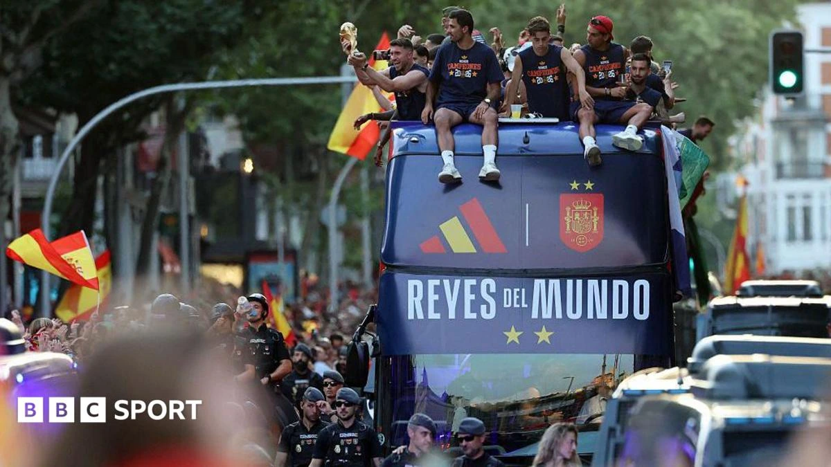 Gallery: Spain celebrate World Cup triumph in Madrid