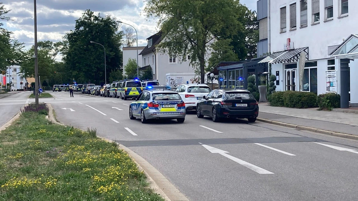 Regensburg: Geiselnahme in Bank! Schwerverletzter nach Messerangriff