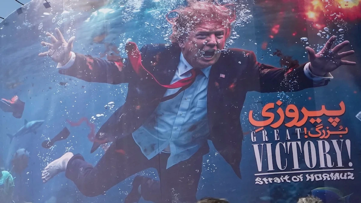 Iran verhöhnt Donald Trump mit legendärem Plakat der Band Nirvana