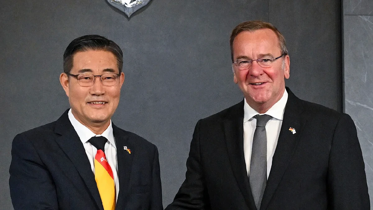 Bundeswehr: Verteidigungsminister Pistorius schickt Nachschub nach Südkorea