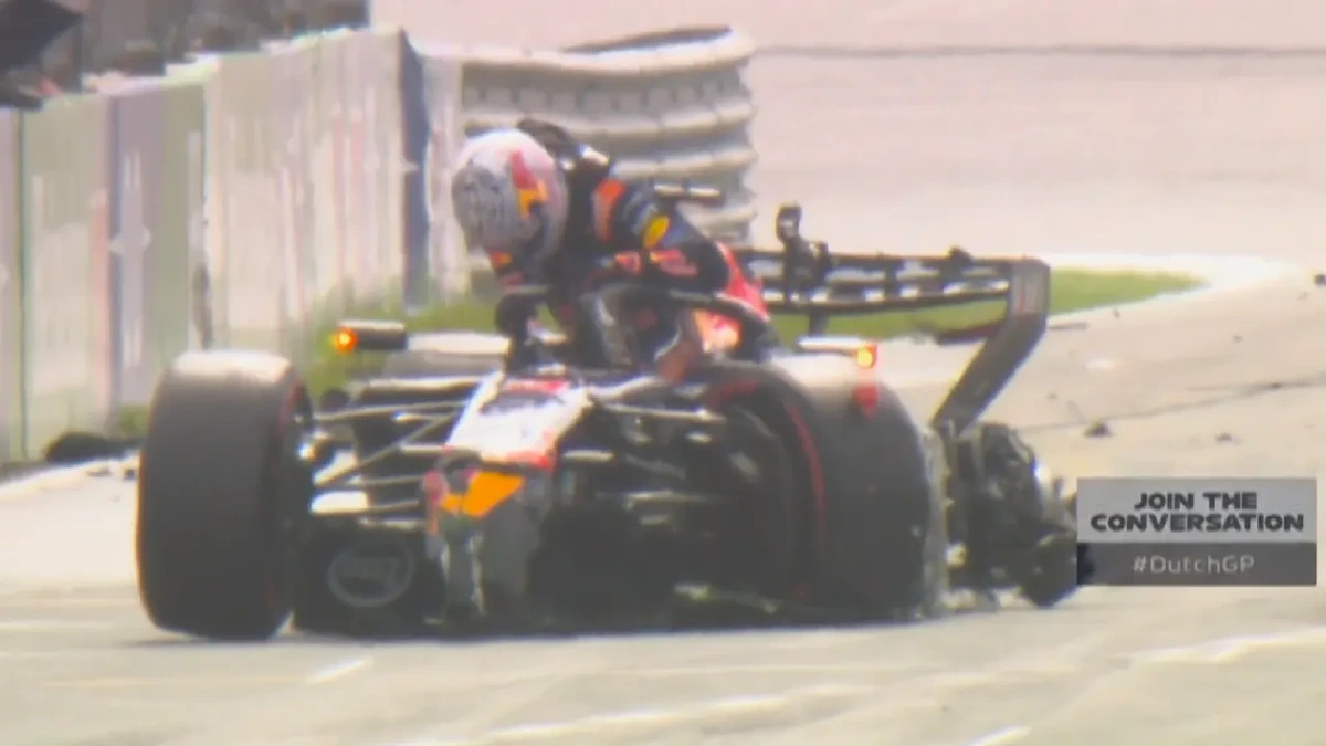 Aus in Runde 1 ++ Rennen unterbrochen: VERSTAPPEN-DRAMA