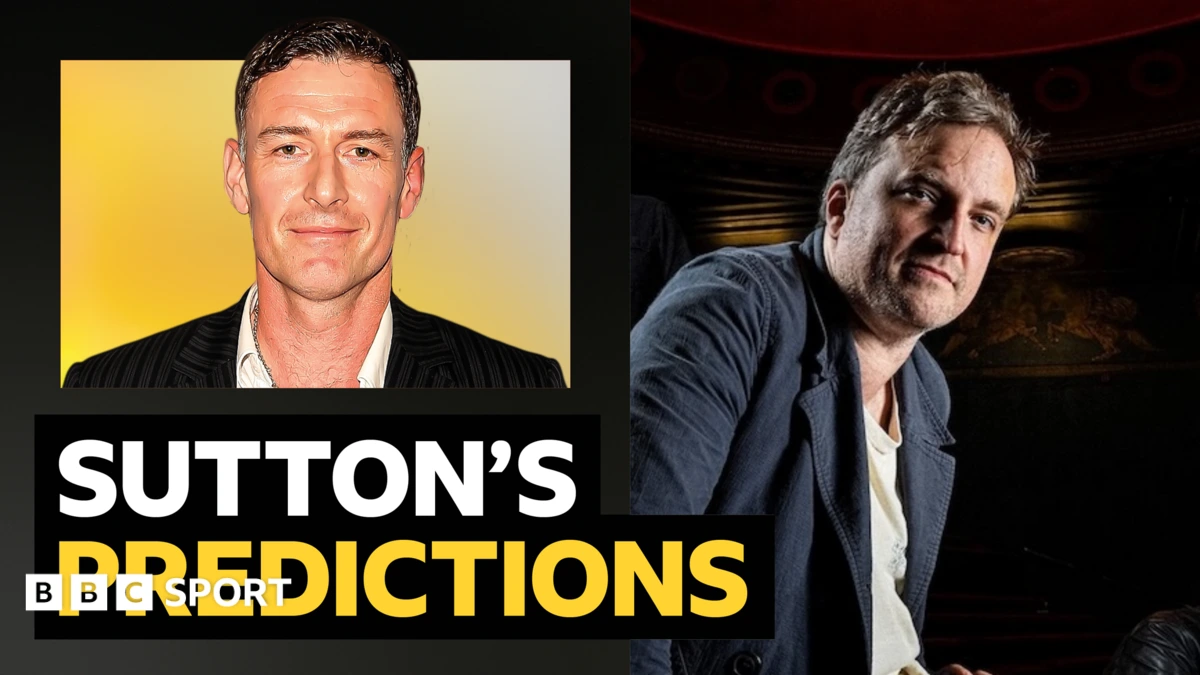 Sutton's predictions v Starsailor frontman James Walsh