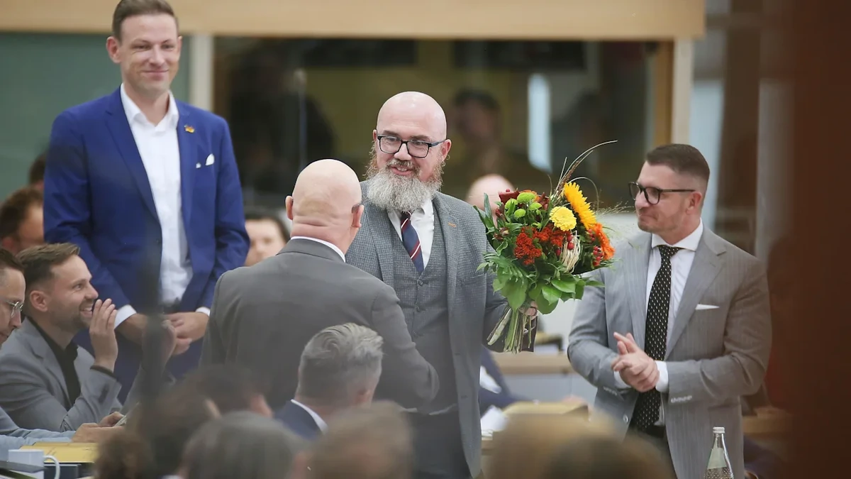 Tobias Rausch: AfD-Politiker mit Extra-Stimmen zum Landtagspräsidenten