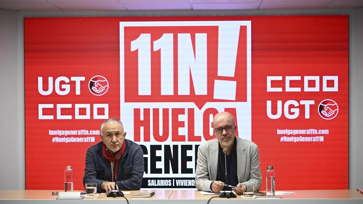 La amenaza de la derecha sobre pensiones y bajas médicas se cuela en los motivos de la huelga general del 11N