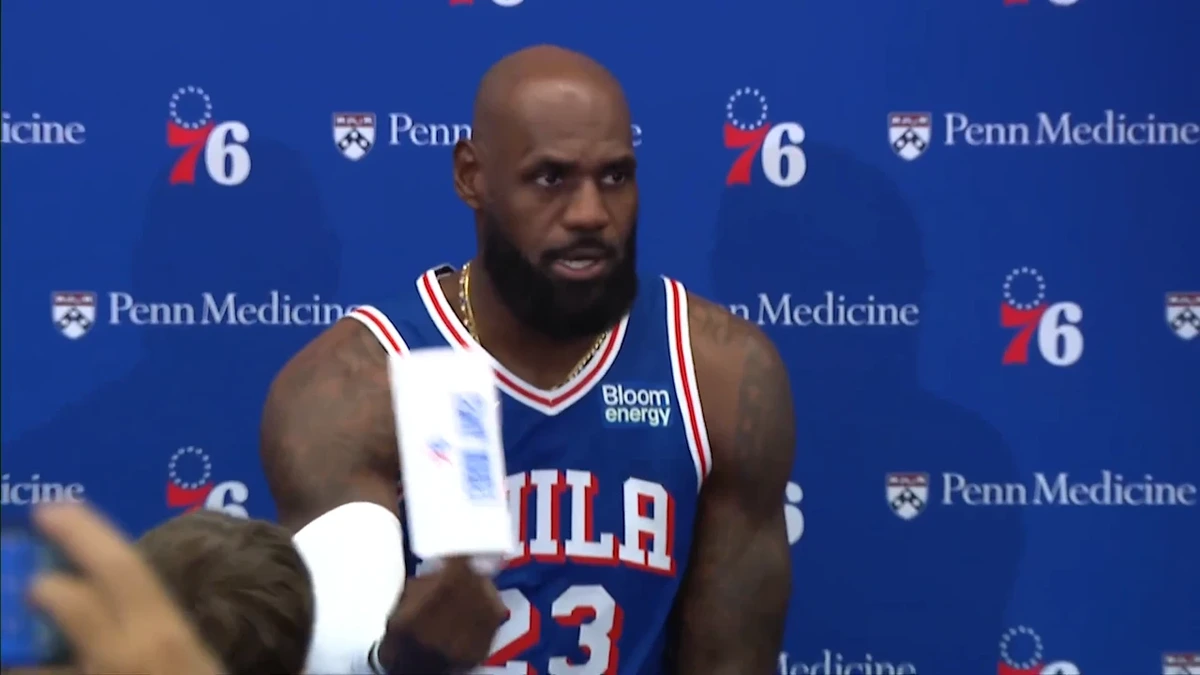 „Ihr wisst, wer ich bin“: Kurioser erster Philly-Auftritt von LeBron James